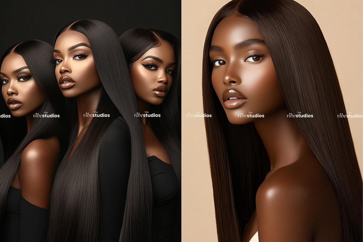 Luxury Melanin Hair Stock Photos, a Photo by The Vibe Studios (Photo 6 of 9)