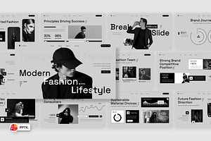 Modern Fashion Lifestyle PowerPoint, a Presentation Template by Loin Studio