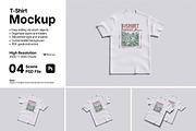 T-Shirt Mockup Bundle Set, a Shirt Mockup by Rielismee (Thumbnail 1 of 5)