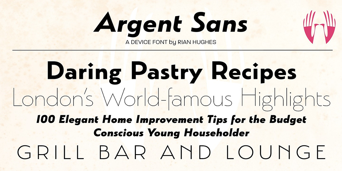Argent, a Sans Serif Font by Device (Photo 4 of 9)