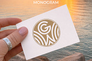 WG GW Wedding Monogram Logo, a Branding & Logo Template by LogoAV (Thumbnail 6 of 6)