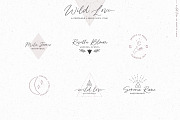 Script font Wild Love logos, a Script Font by Angele Kamp (Thumbnail 8 of 15)