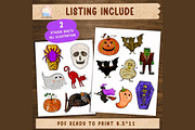 Halloween Classroom & Craft Bundle, a Seasonal Illustration by Annyillustration (Thumbnail 9 of 11)