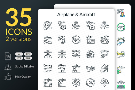 Airplane Icons