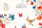 Watercolor Wildflowers & Leaves, a Decorative Illustration by Damian Roh (Thumbnail 14 of 24)