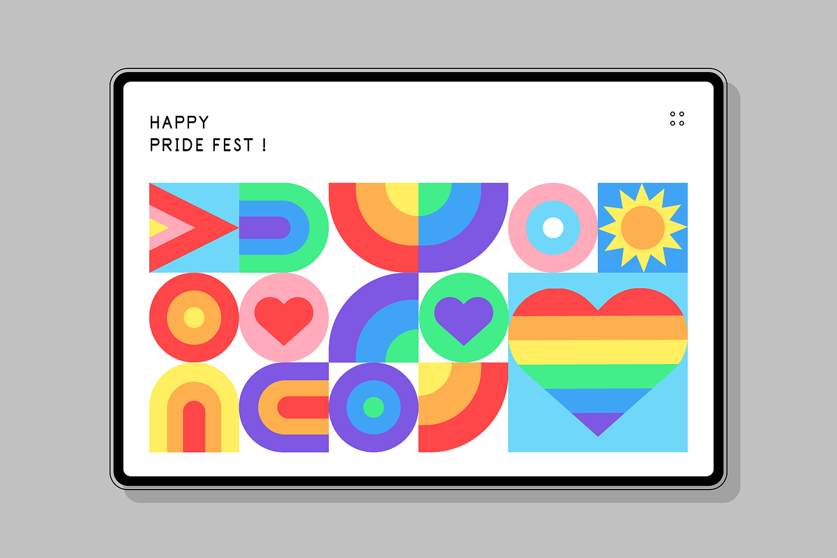 Pride Fest. Graphic pack., a Graphic by V2.GRAPHICS (Photo 2 of 9)