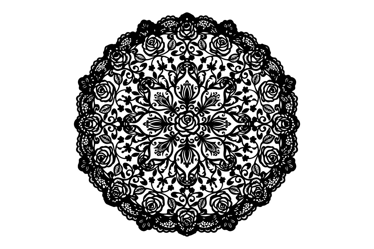 Decorative Floral Mandala, an Object Graphic by Gfx_Store (Photo 8 of 16)