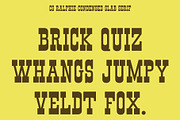 CS Ralphie – Western Display Font, a Slab Serif Font by Craft Supply Co. (Thumbnail 7 of 8)