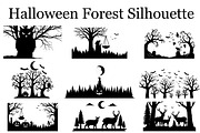 Dark Halloween Forest Design, a Graphic by BIPLOB EXPERT (Thumbnail 1 of 12)