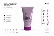 Cosmetic Tube Packaging Mockup, a Packaging Mockup by DesignRushMarket (Thumbnail 1 of 11)