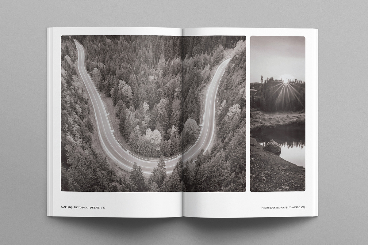 Photo Album Book Template, a Magazine Template by E-Type (Photo 6 of 7)
