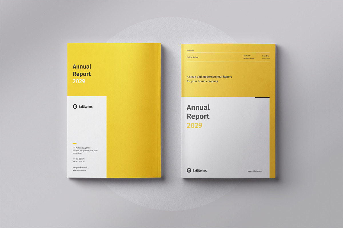 Annual Report, a Brochure Template by Orcshape Studio (Photo 10 of 12)