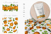 Autumn Pumpkins Hand Drawn Graphics, a Food Illustration by Olya Haifisch (Thumbnail 8 of 9)