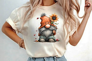 Whimsical Fall Gnome Clipart, a Seasonal Illustration by fashionaddict (Thumbnail 5 of 7)