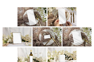 Card Mockup Bundle Wedding Bgf