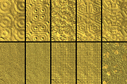 85 Gold Patterns Bundle, a Texture Graphic by Creativenauts