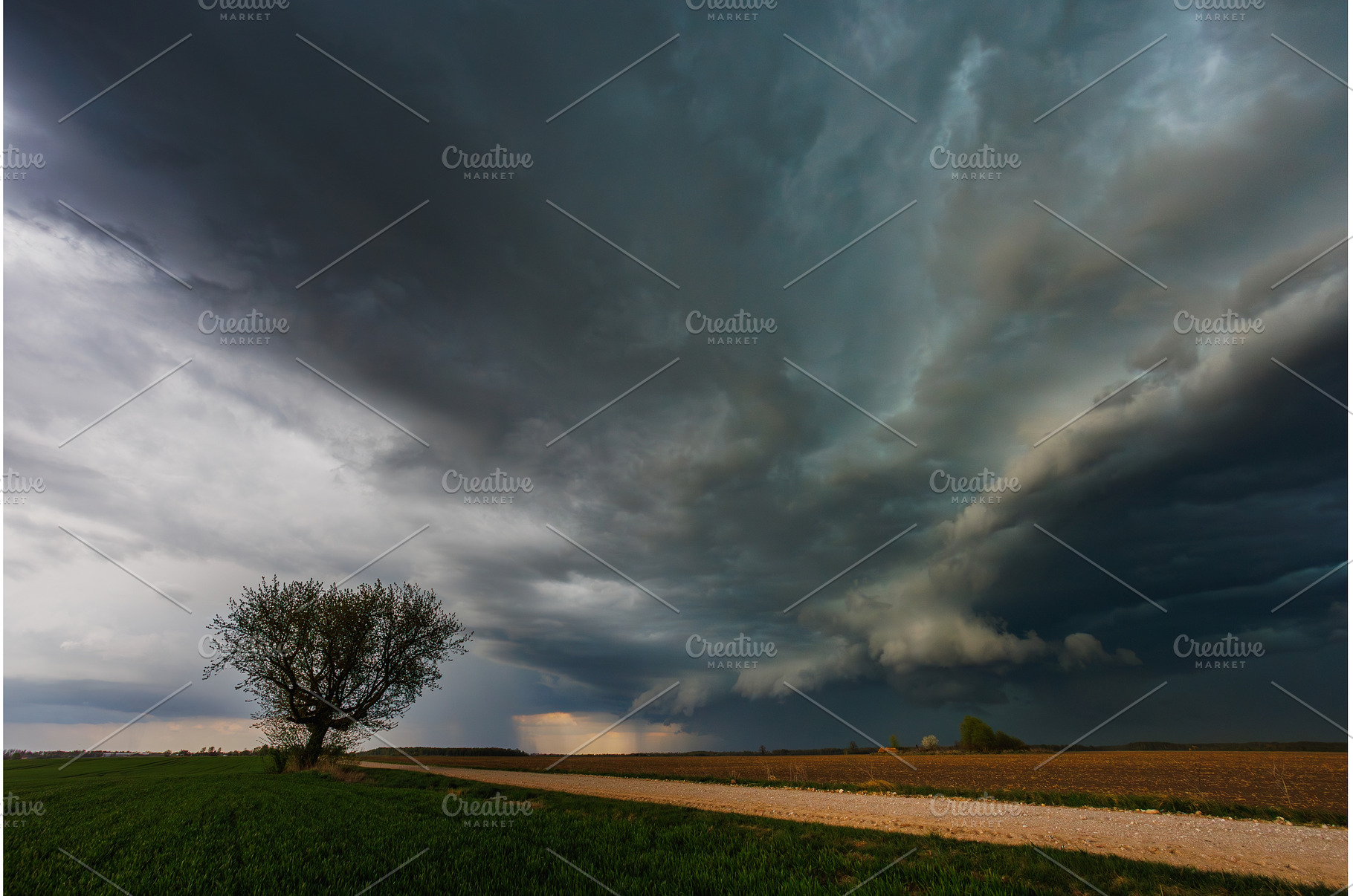 Dark storm rolling through the, a Nature Photo by Lukas Jonaitis SHOP