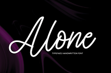 Alone | Script Font