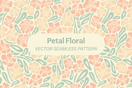 Petal Floral - Vector Pattern