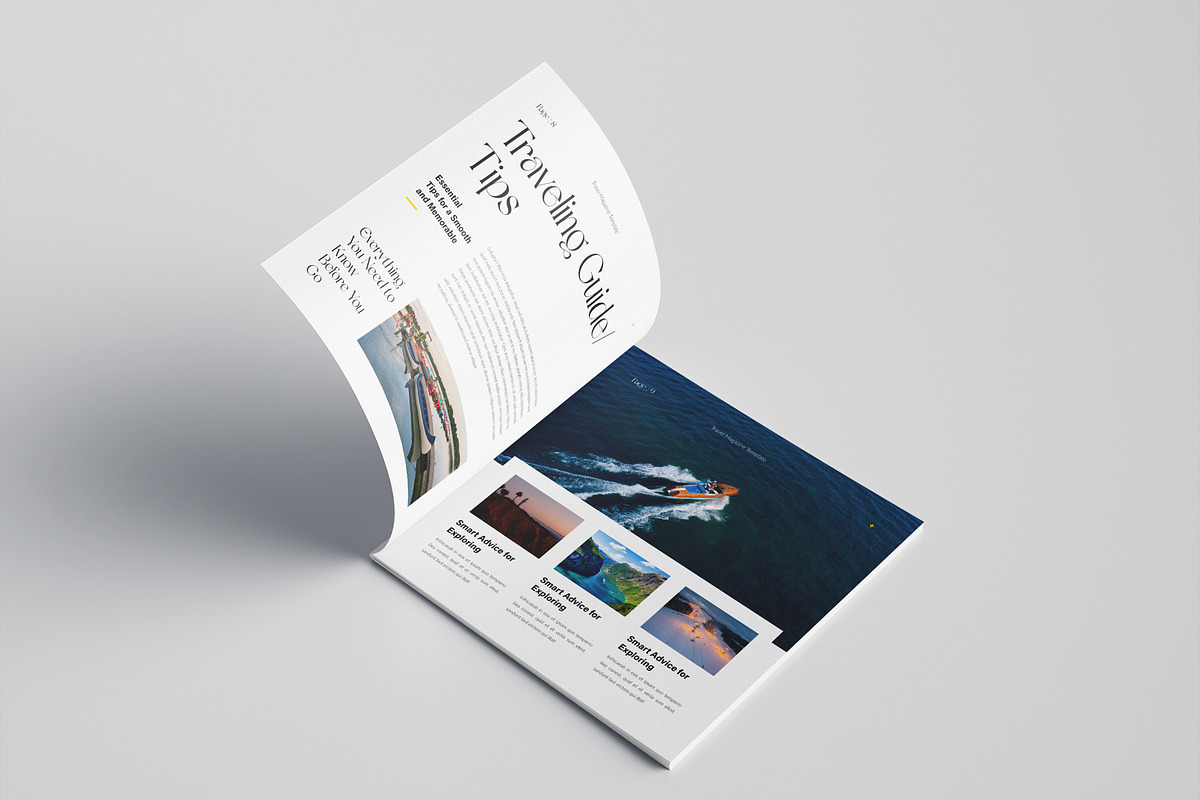 Travel Magazine Template | Square, a Magazine Template by Spark_Creative (Photo 6 of 13)