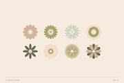 Floral Shapes & Seamless Patterns, an Object Graphic by studiocolectivo (Thumbnail 4 of 12)