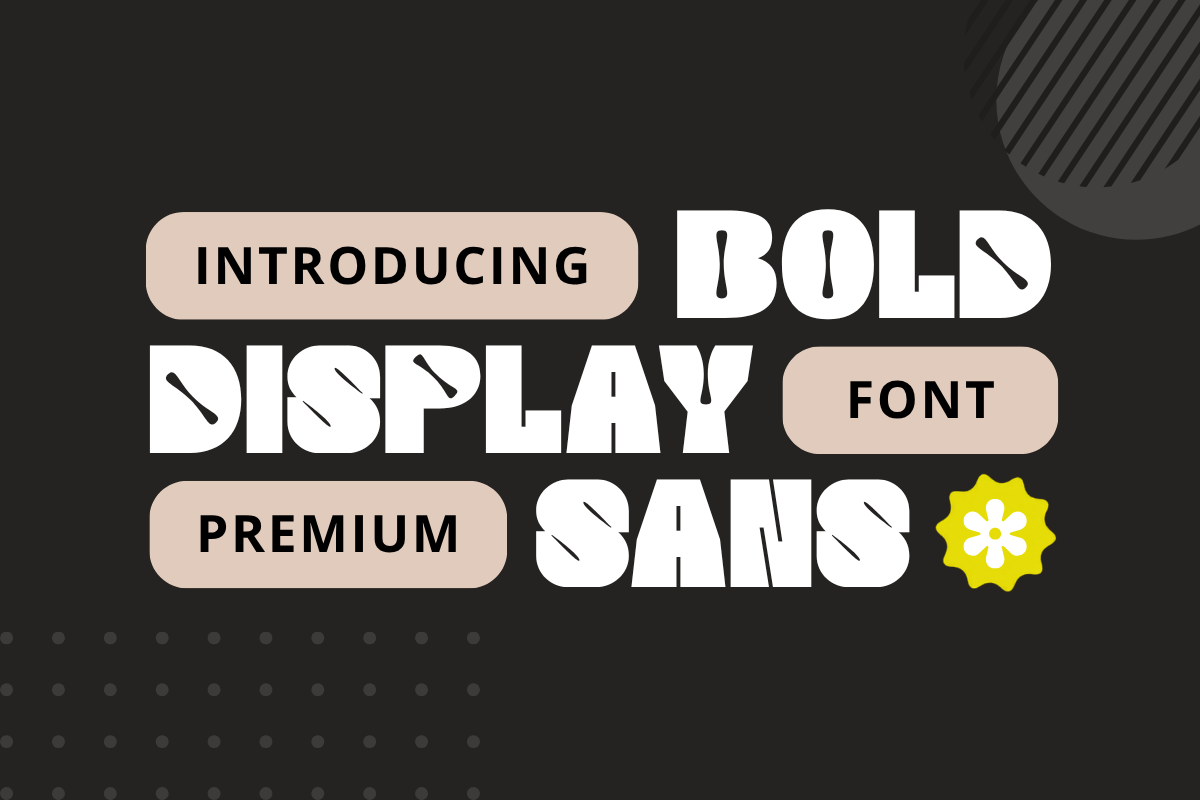 Girthy Display, a Sans Serif Font by Silverdav (Photo 2 of 8)