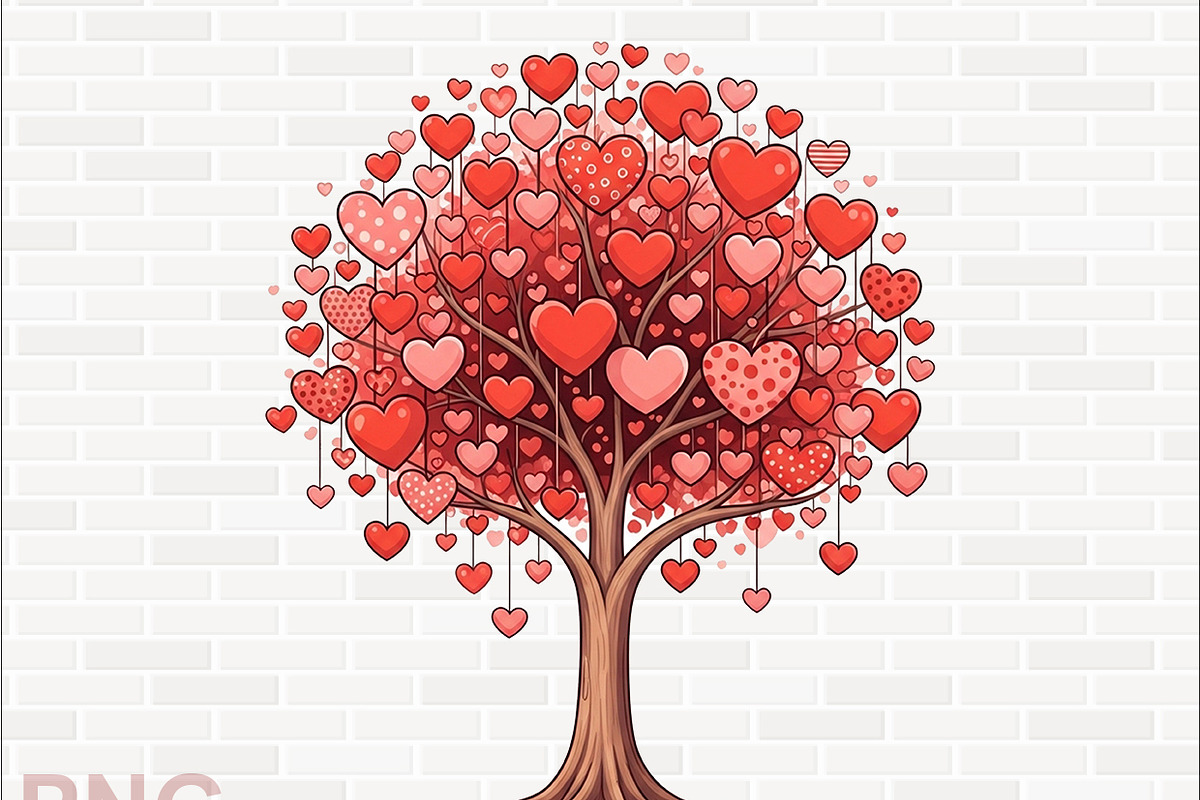 Heart Tree Clipart Bundle, a Graphic by crative8112 (Photo 11 of 11)