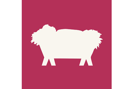 Baby Jesus in the manger icon