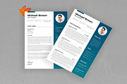 Minimalist Resume and Cover Letter, a Resume Template by PixelStudio (Thumbnail 2 of 5)