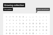 Arrows Light - 301 icons, an Outline Icon by Pictomate (Thumbnail 2 of 7)