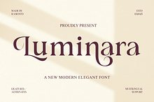 Luminara Modern Elegant Font