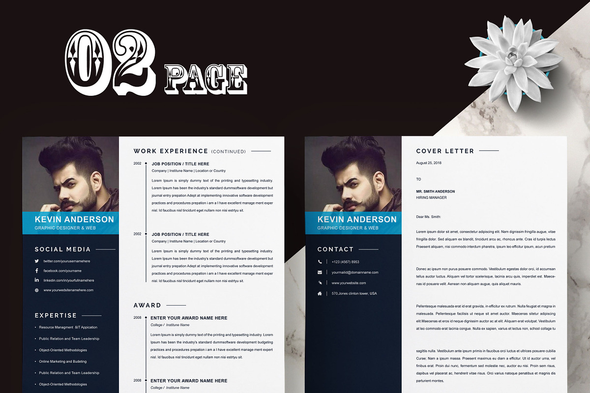Resume Template, a Resume Template by X-Type (Photo 2 of 7)