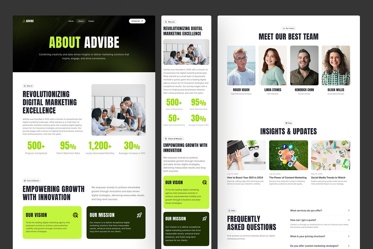 Digital Marketing Agency Website, an UI Kit Template by peterdraw (Photo 5 of 7)