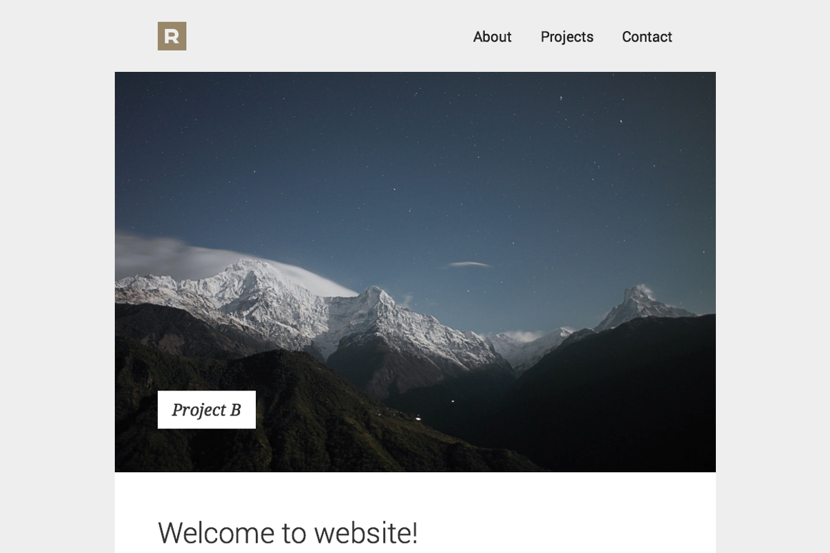 Roon, for Kirby 3.× CMS, a Templates & Theme by Starckio (Photo 1 of 5)