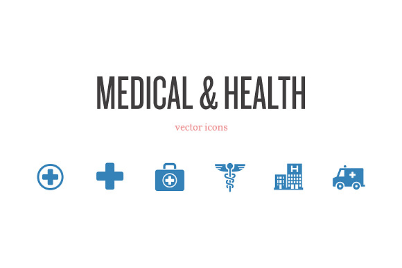 Medical & Health Vector Icons preview 4