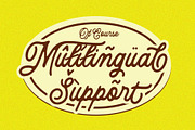 Gold Yard; Vintage Script, a Script Font by Eko Bimantara (Thumbnail 9 of 10)