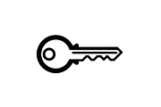 Key Vector Silhouette Bundle, an Illustration by jahid234 (Thumbnail 18 of 51)