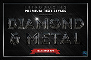 Diamond & Metal #2 - 16 Text Styles, a Layer Style Add-On by Jonas Stensgaard (Thumbnail 5 of 19)