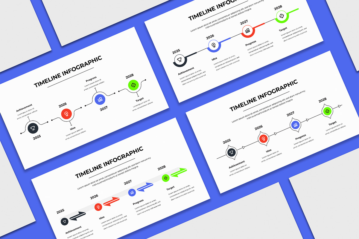 Clean Timeline Infographic Template, a Presentation Template by ContestDesign (Photo 1 of 3)