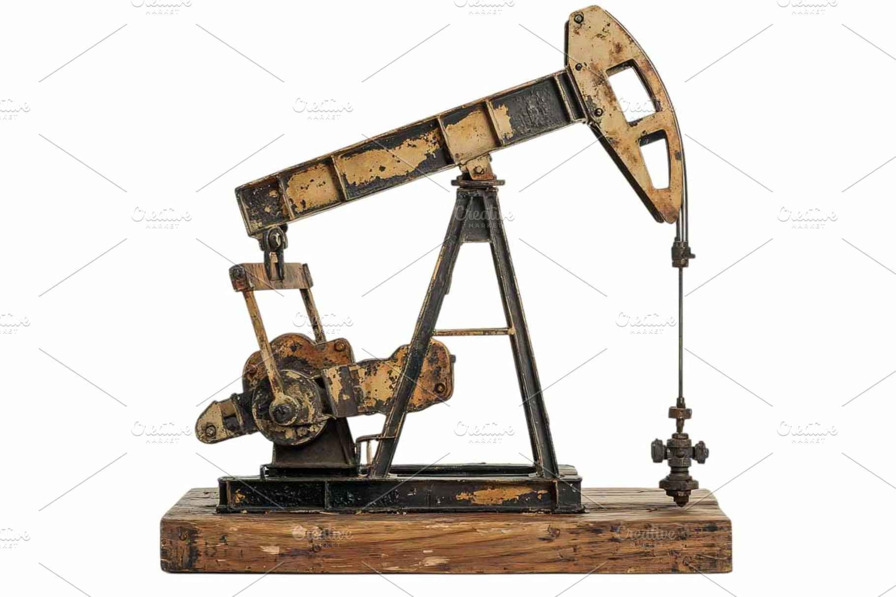 old oil pump png, an Industrial Photo by VetalStock