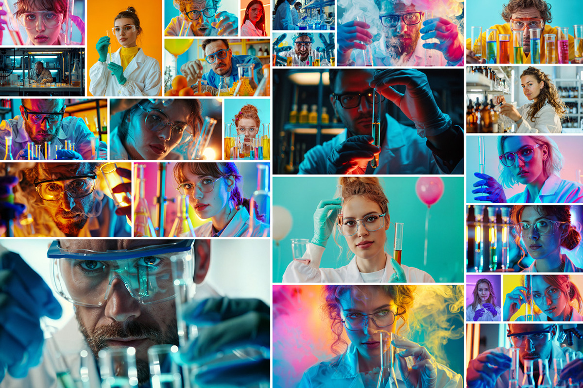 113 Scientists in the laboratory, a Health & Medical Photo by Handmadefont (Photo 6 of 20)