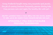 Mamma Mia / Fun Display Type, a Sans Serif Font by Anya-D (Thumbnail 12 of 13)