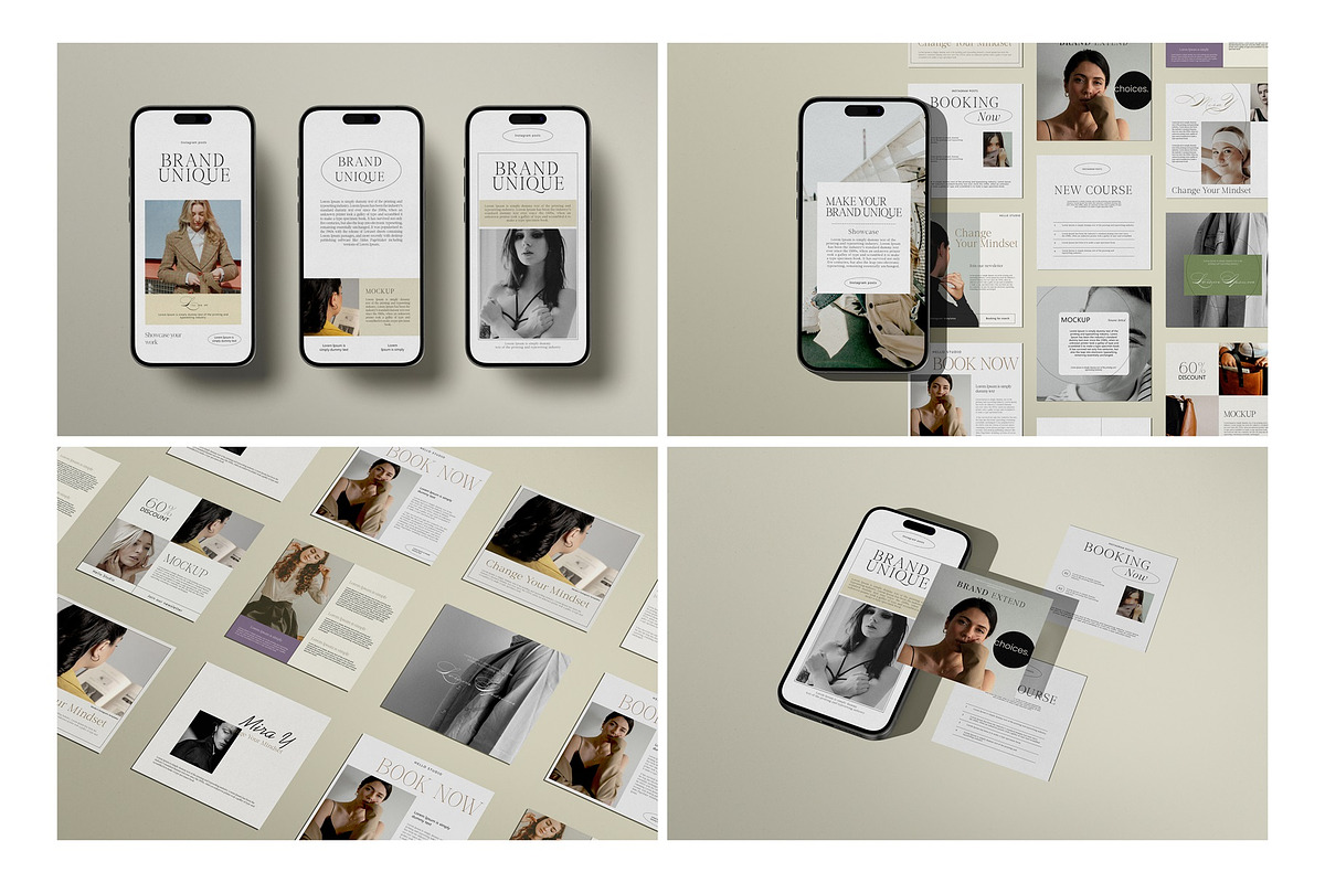 Instagram Post Mockups, an iPhone Mockup by Tahtagraphic (Photo 6 of 18)