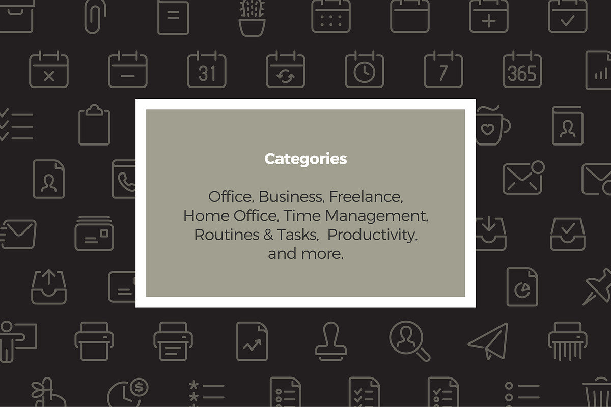 Office Icons — Pixi Line, an Outline Icon by Scott Dunlap (Photo 3 of 9)