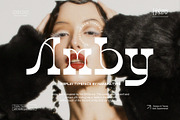 Amby - Display Typeface, a Sans Serif Font by Hakara Type (Thumbnail 1 of 11)