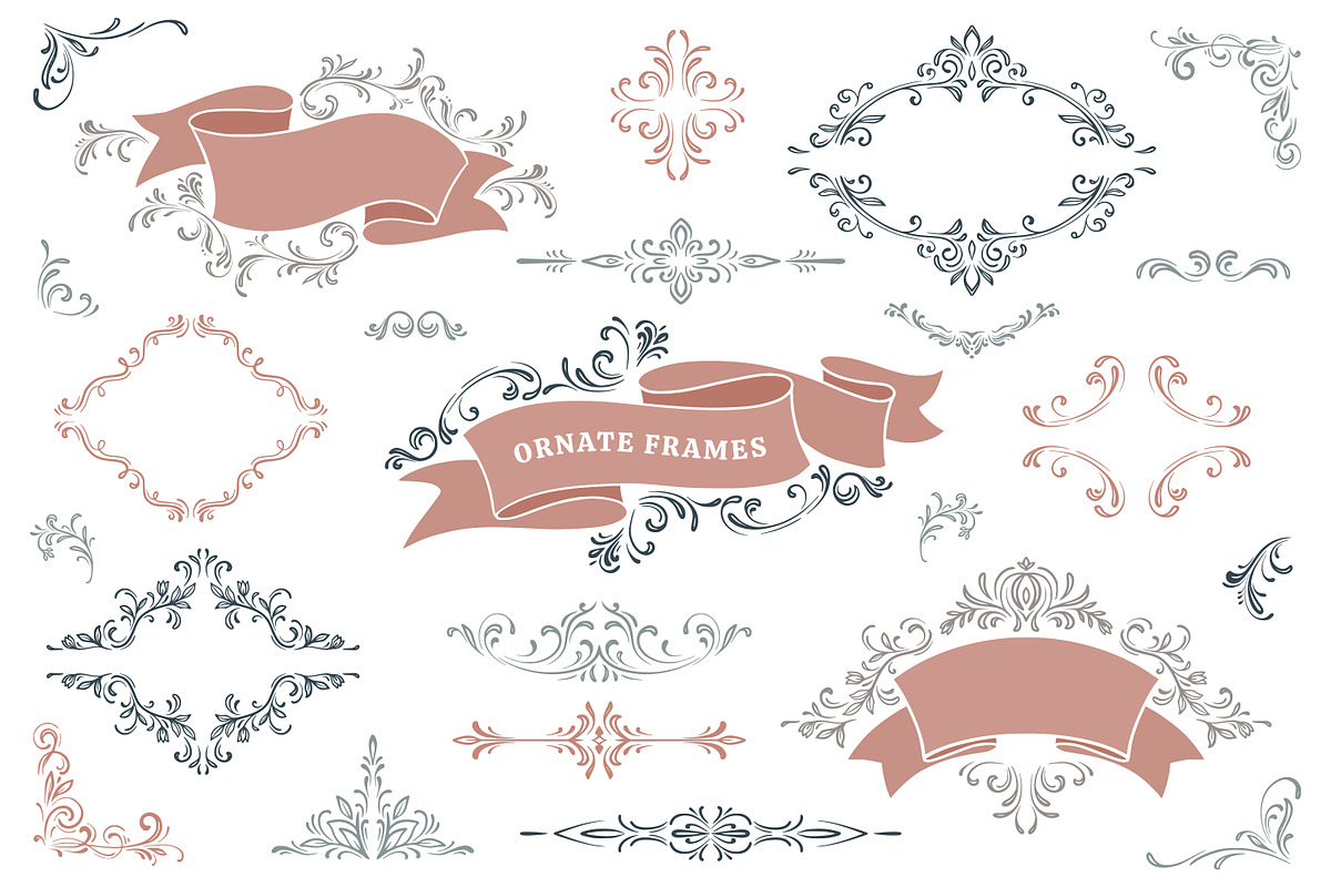 Vector Decorative Graphic Elements, an Object Graphic by Molly art (Photo 5 of 13)