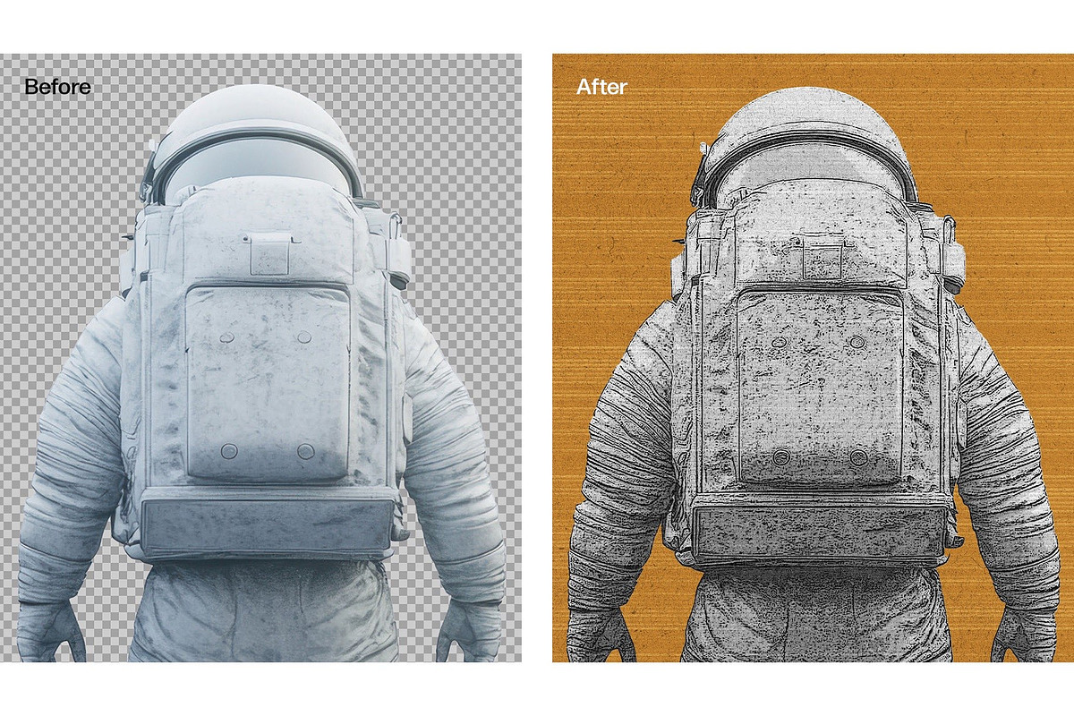 Grain Texture Photo Effect Template, a Layer Style Add-On by DesignerCandies (Photo 2 of 7)