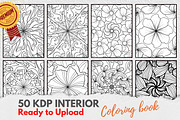 KDP Interiors, Flower Coloring Book, an Illustration by Jaboor Magics (Thumbnail 3 of 8)