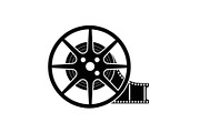 Classic Film Reel Silhouette Set, a Graphic by Designer_Momina (Thumbnail 12 of 14)