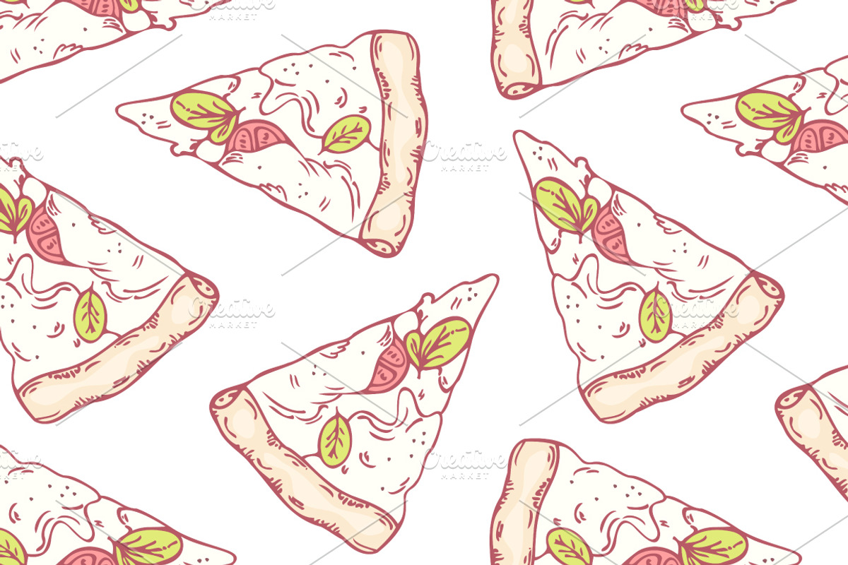 Pizza bundle, a Food Illustration by Zhemchuzhina (Photo 6 of 7)